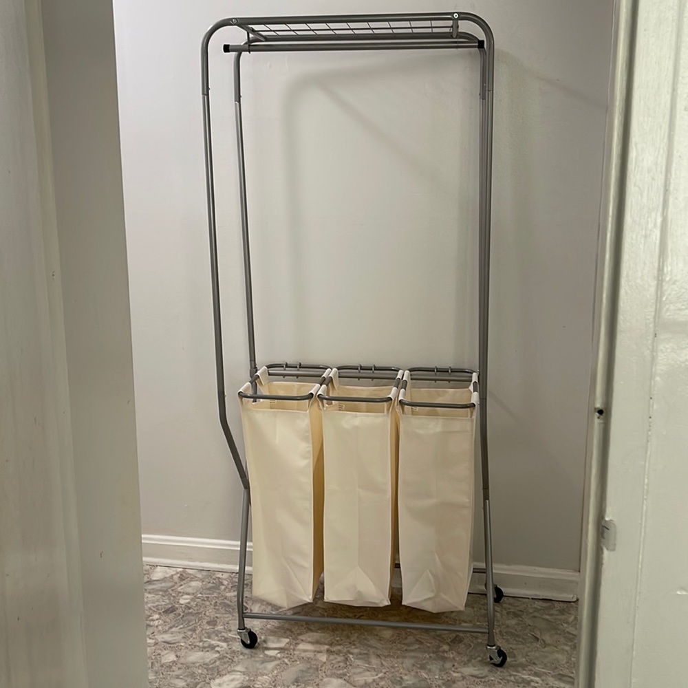 Clothing Rack w/ baskets
